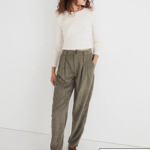 Madewell Corduroy High-Rise Tapered Pants